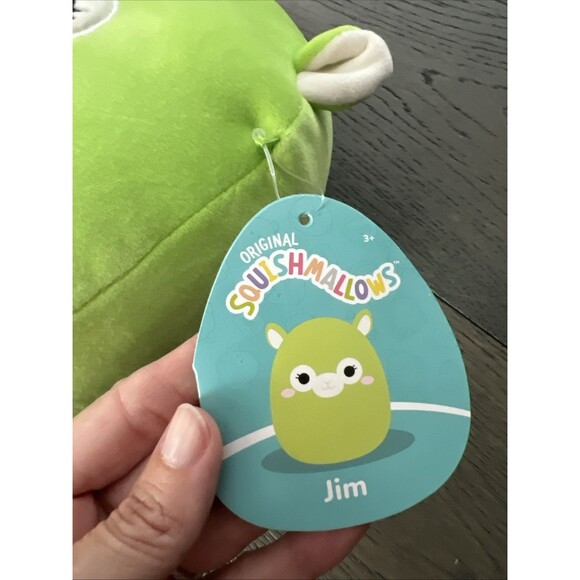 Squishmallows 8" Jim the Aplaca Green Plush Kelly Toy NWT - Picture 2 of 6
